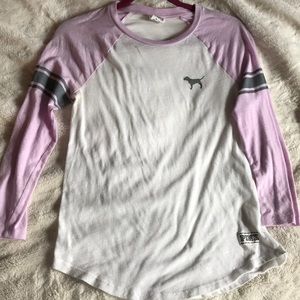PINK 3/4 Sleeve T-Shirt